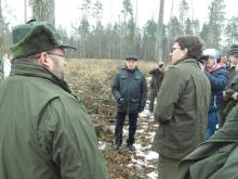 Minister środowiska Henryk Kowalczyk z wizytą studyjną w Puszczy Białowieskiej