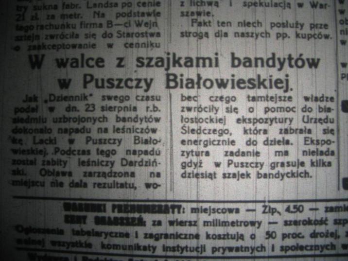 94&#x20;lata&#x20;temu&#x20;w&#x20;&#x22;Dzienniku&#x20;Białostockim&#x22;