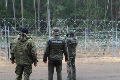 Podlascy leśnicy pomagają służbom chronić Polską granicę