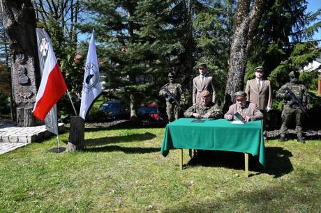 Współpraca leśników z Podlaską Brygadą Obrony Terytorialnej