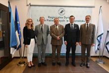 Wizyta Ambasadora Republiki Estońskiej w białostockiej dyrekcji LP