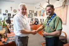 Okolicznościowy medal 100-lecia ZHP Chorągwi Białostockiej otrzymał Dyrektor RDLP w Białymstoku